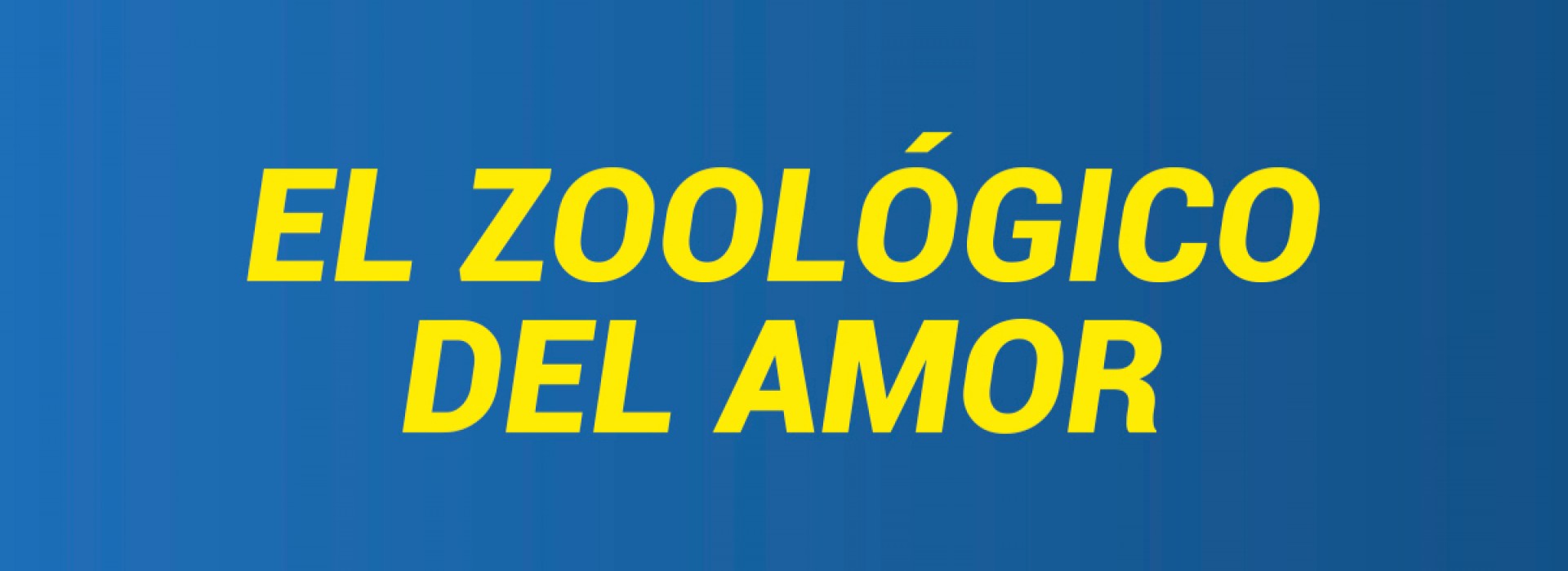 El zoologico del amor,  Proyecto distrital 4271 2018-2019 