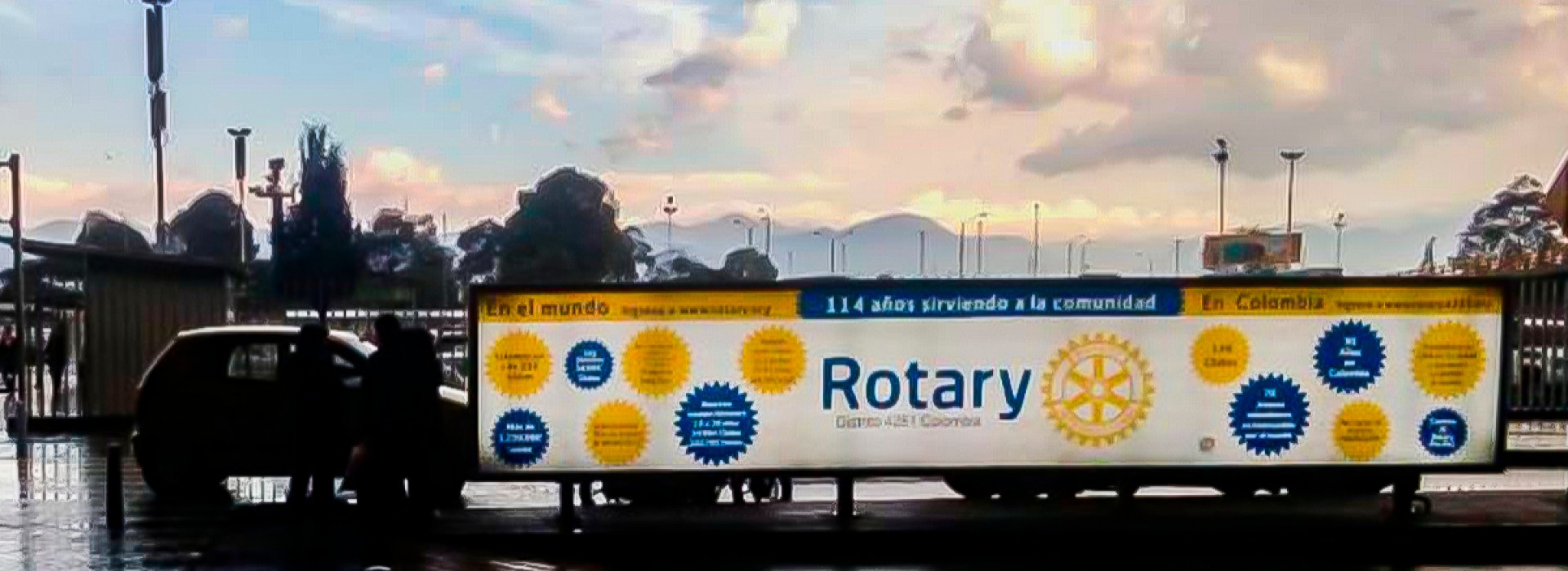 Imagen pública de Rotary en el Aeropuerto el Dorado