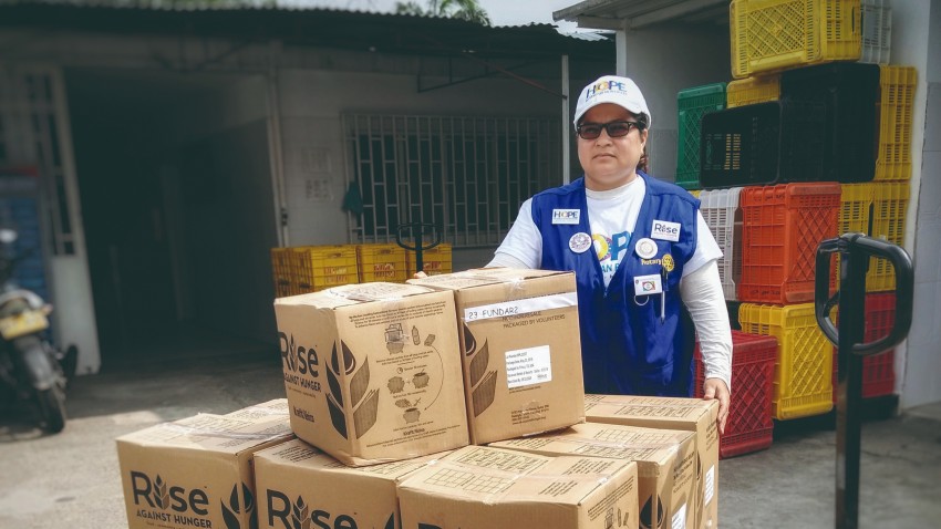 CLUB ROTARIO CÚCUTA COORDINÓ GRAN PROYECTO HUMANITARIO